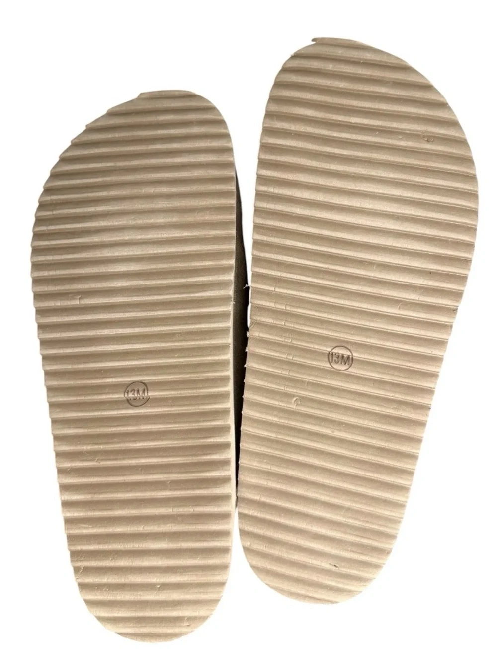 Cushionaire Wally Men's Taupe Suede Slip-On Cork Clog Mule Slide Shoes Size 13
